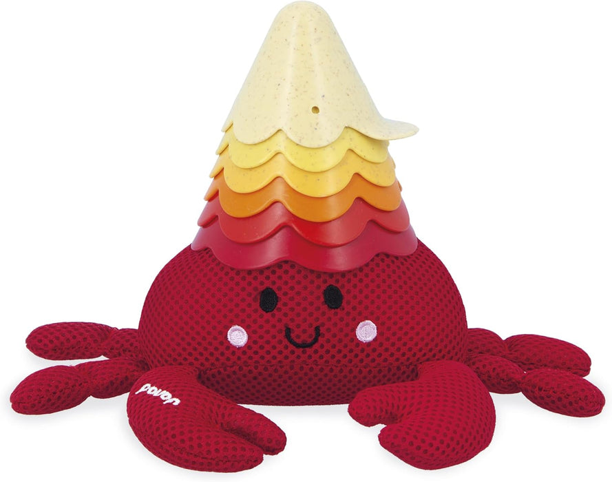 Juratoys Janod Bernard And His Shell Bath Stacking Toy