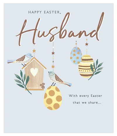 UKG 'Happy Easter Husband' Easter Card