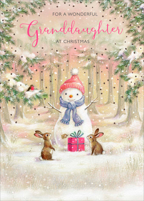UKG 'To A Wonderful Granddaughter' Christmas Card