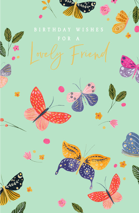 UKG 'Birthday Wishes For A Lovely Friend' Card