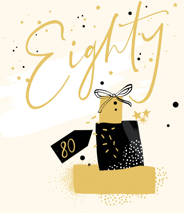 UKG '80th' Birthday Card