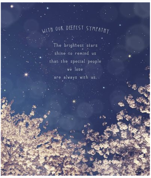 UKG 'With Our Deepest Sympathy' Sympathy Card