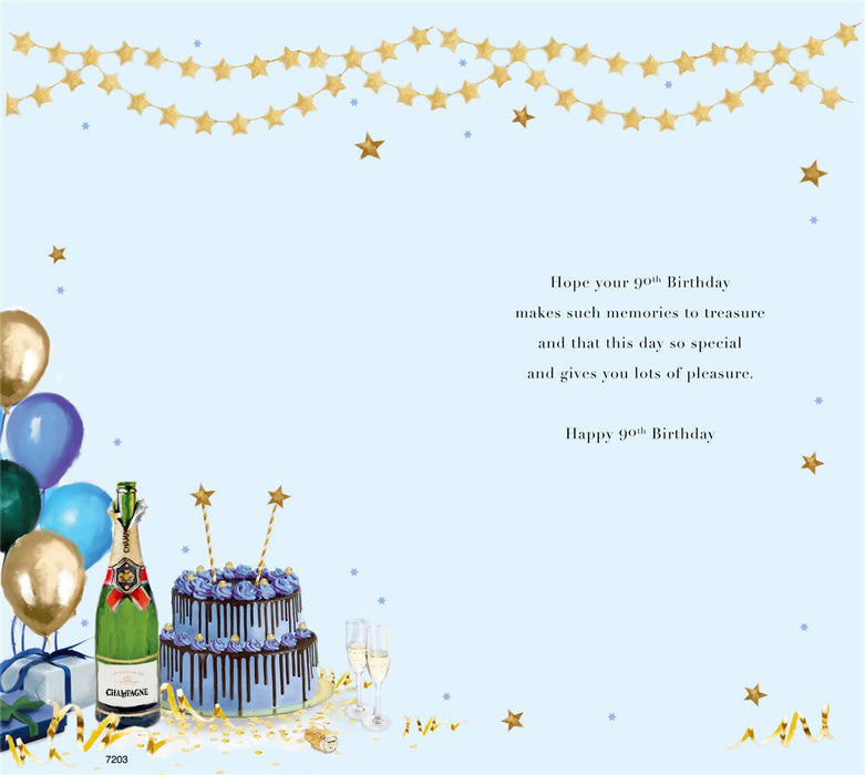 ICG 'Happy 90th Birthday' Birthday Card