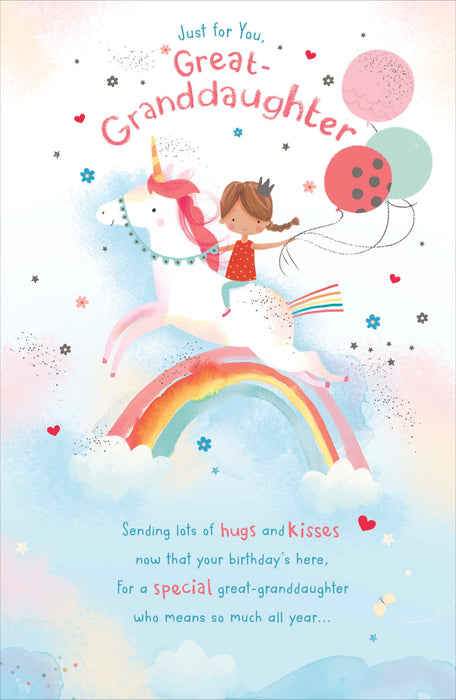UKG 'Great Granddaughter' Birthday Card