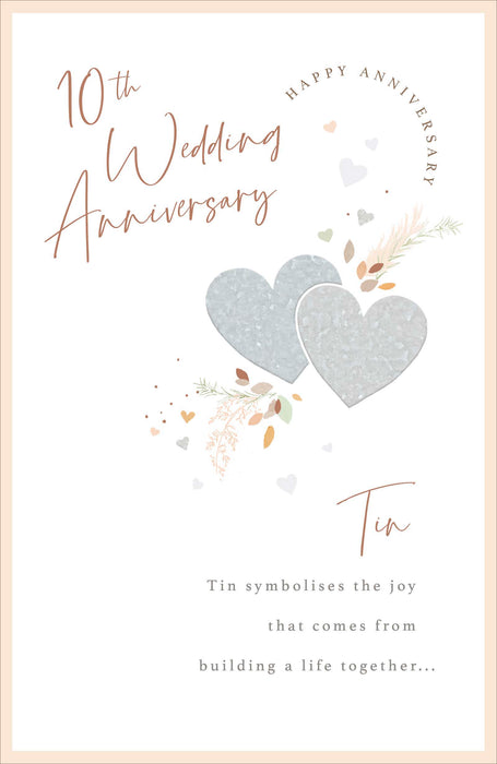 UKG '10th Wedding Anniversary' Card