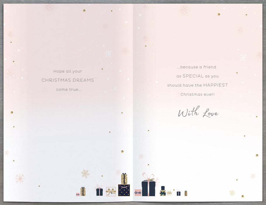 UKG 'Snowflake Blush Friend' Christmas Card