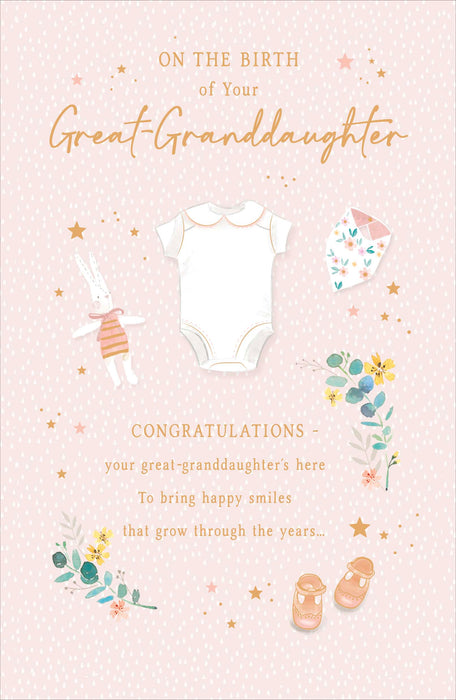 UKG 'On The Birth Of Your Great Granddaughter' Card