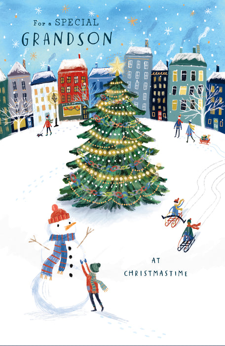 UKG 'Special Grandson' Christmas Card