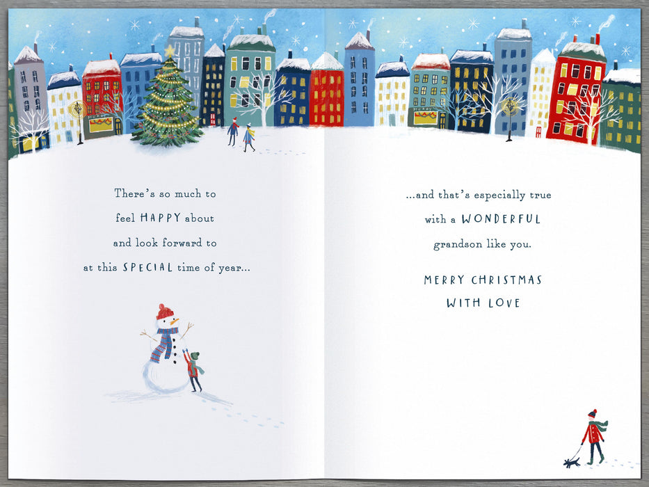 UKG 'Special Grandson' Christmas Card