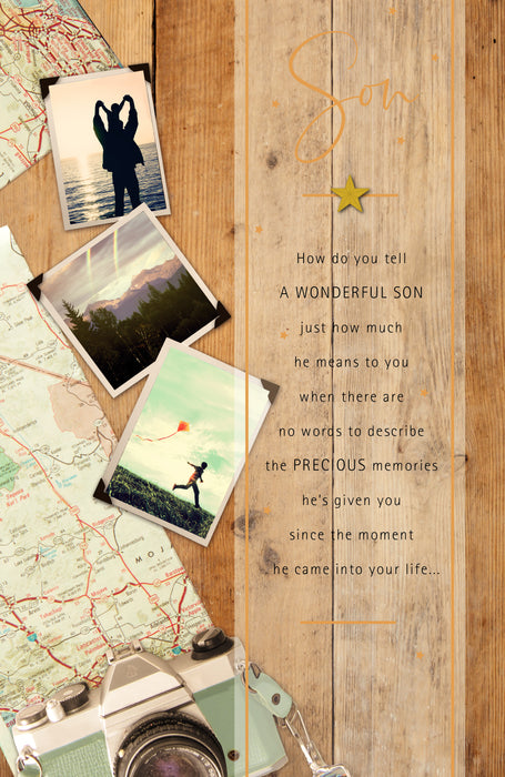 UKG 'Wonderful Son' Birthday Card