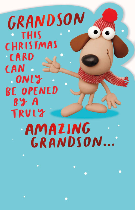 UKG 'Crackers Grandson' Christmas Card