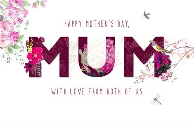 UKG 'With Love From Both Of Us' Mother's Day Card