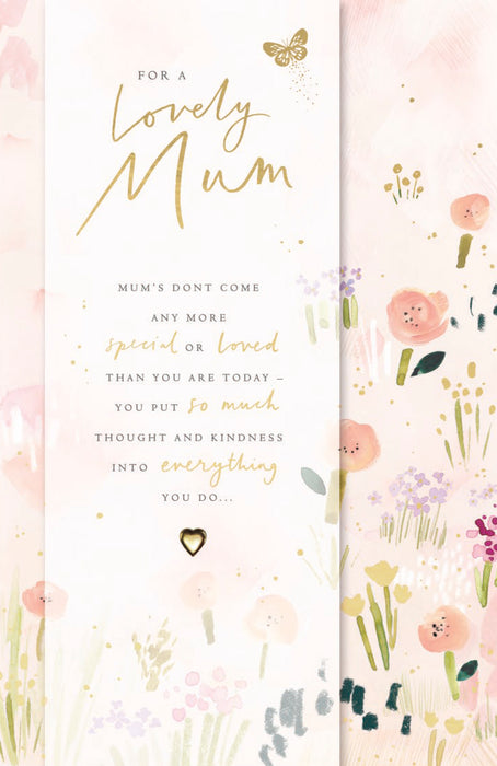 UKG 'For A Lovely Mum' Birthday Card