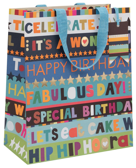 Glick Happy Birthday Large Gift Bag