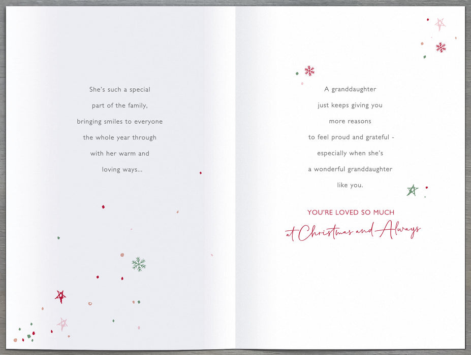 UKG 'Daydreams Granddaughter' Christmas Card