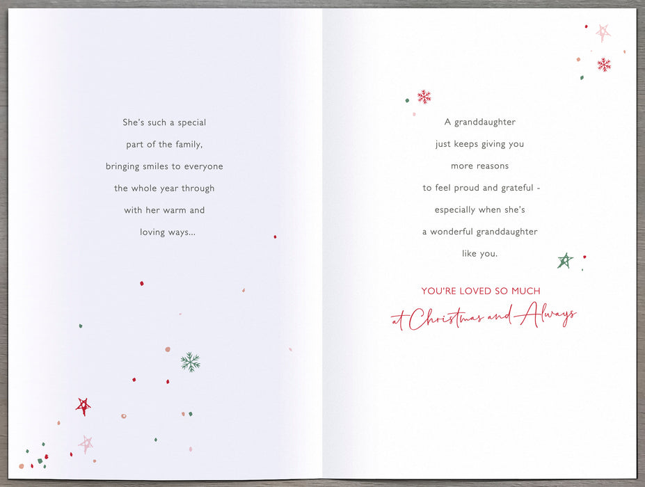 UKG 'Daydreams Granddaughter' Christmas Card