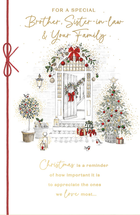 UKG 'Brother & Sister In Law & Family' Christmas Card