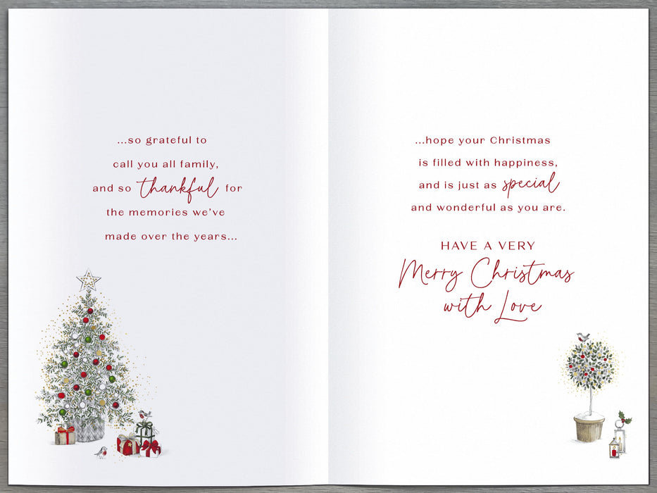 UKG 'Brother & Sister In Law & Family' Christmas Card