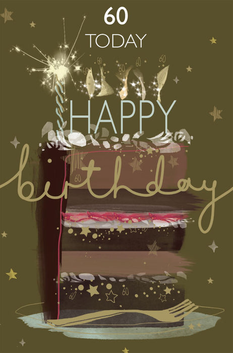 ICG '60 Today Happy Birthday' Birthday Card
