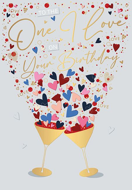 Words N Wishes 'One I Love On Your Birthday' Birthday Card