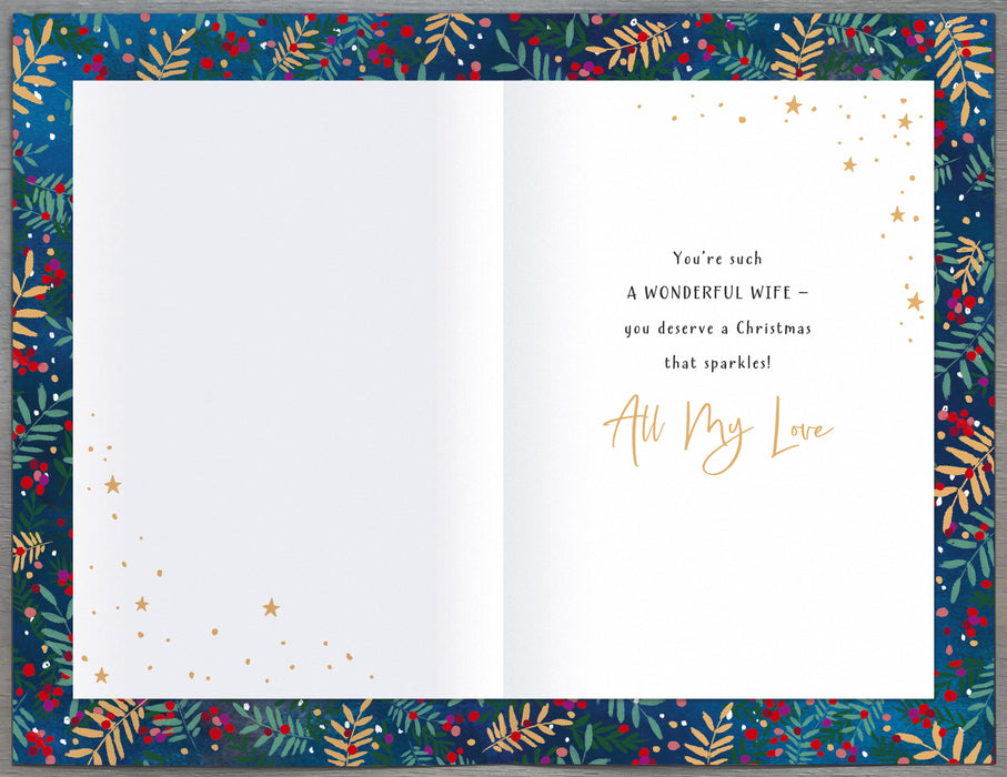UKG 'To My Beautiful Wife' Christmas Card
