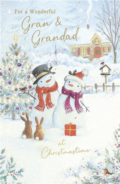 UKG 'For A Wonderful Gran & Grandad' Christmas Card