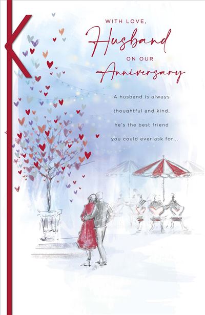 UKG 'With Love Husband On Our Anniversary' Card