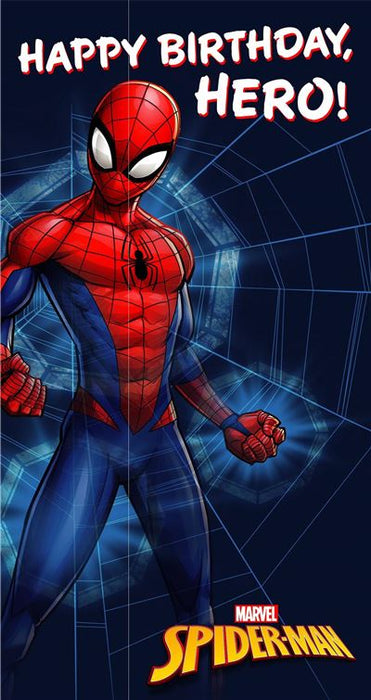 UKG 'Happy Birthday Hero Spiderman' Birthday Card