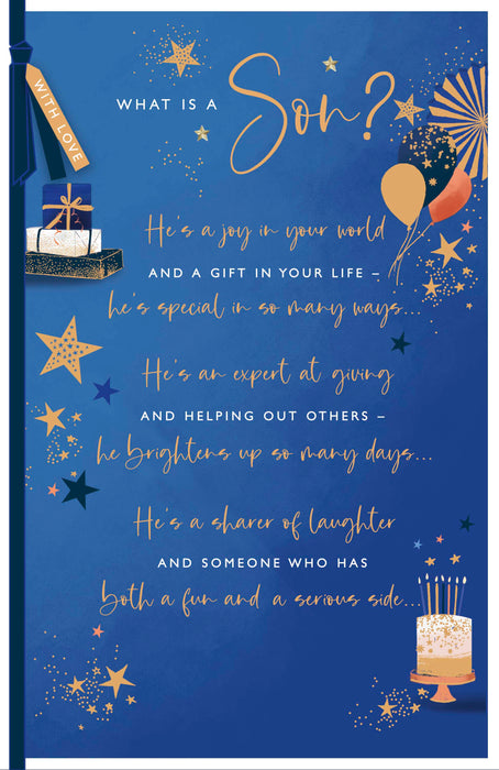 UKG 'What Is A Son?' Birthday Card