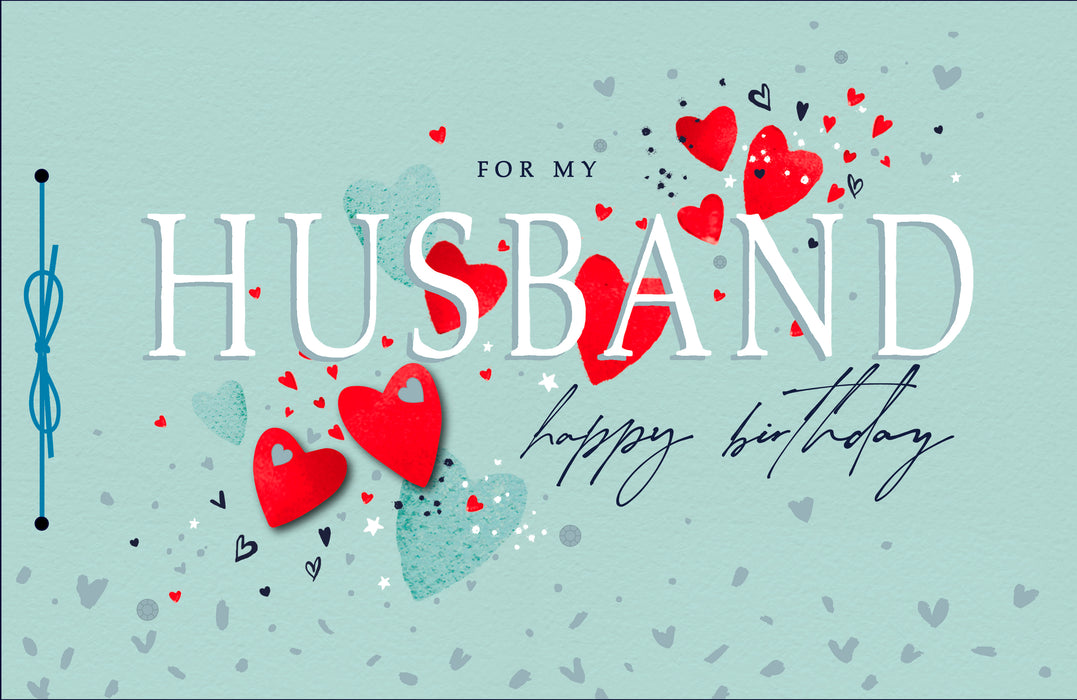 UKG 'For My Husband' Birthday Card