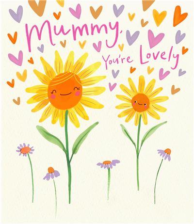 UKG 'Mummy You're Lovely' Mother's Day Card
