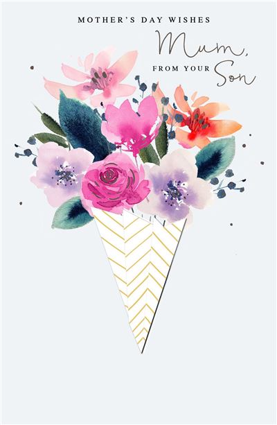 UKG 'Mum From Your Son' Mother's Day Card