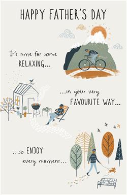 UKG 'Its Time For Some Relaxing' Father's Day Card