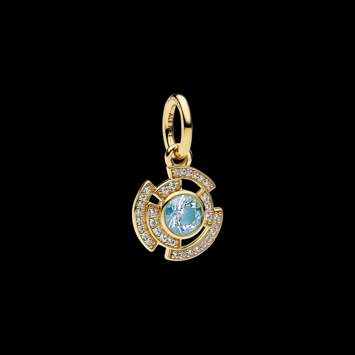 Pandora Marvel Iron Man Arc Reactor Dangle Charm 14k Gold Plating