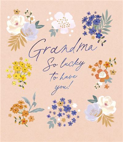 UKG 'Grandma So Lucky To Have You' Mother's Day Card