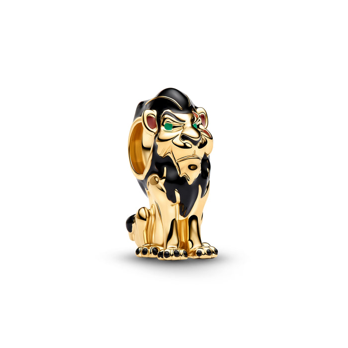 Pandora Disney Villains Scar Charm 14k Gold Plating