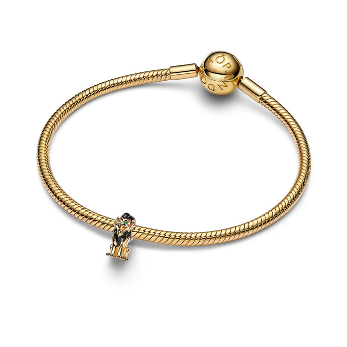 Pandora Disney Villains Scar Charm 14k Gold Plating
