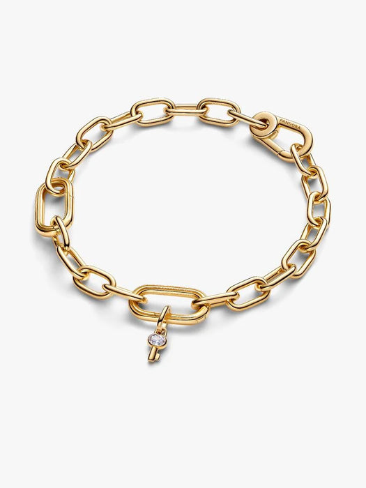 Pandora Key Mini Dangle Charm 14k Gold Plating