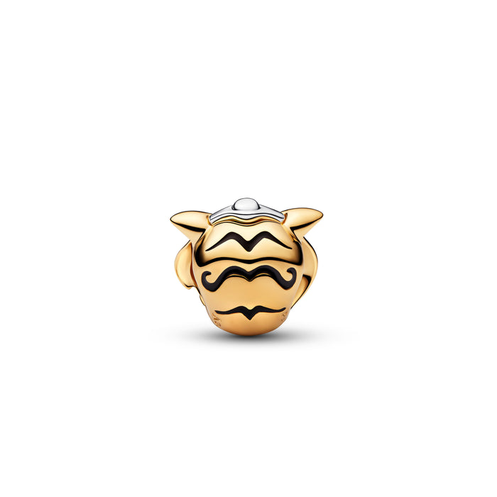 Pandora Disney Princess Jasmine Rajah Lab-grown Diamond Charm  Sterling Silver And 14k Gold