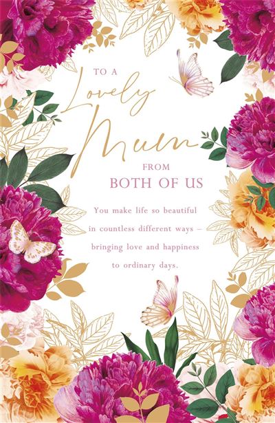 UKG 'From Both Of Us' Mother's Day Card