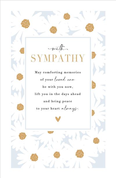 UKG 'With Sympathy' Sympathy Card