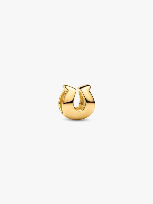 Pandora Horseshoe Mini Charm 14k Gold Plating