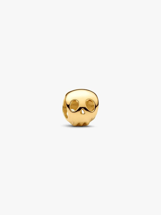 Pandora Skull Mini Charm 14k Gold Plating