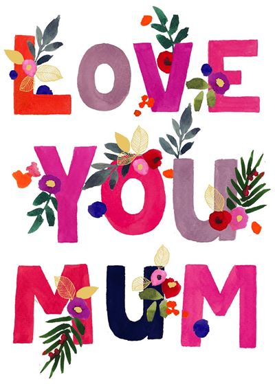 UKG 'Love You Mum' Mother's Day Card
