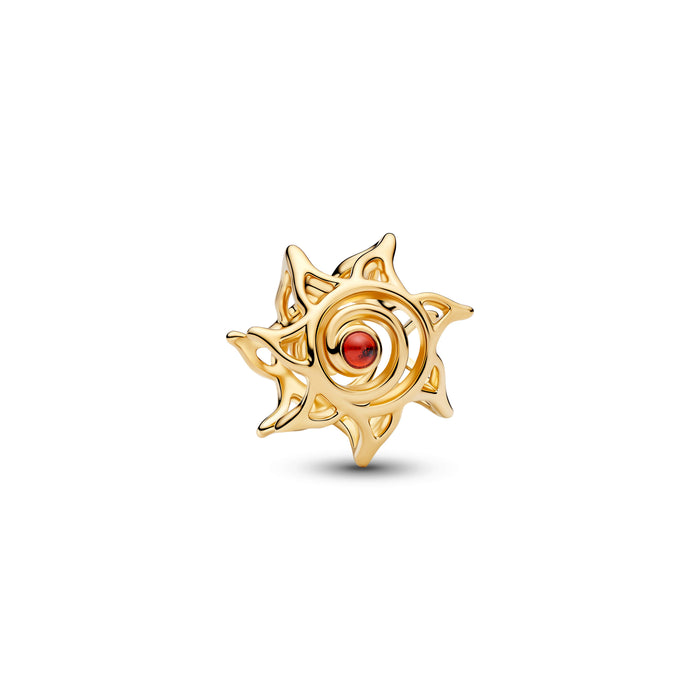 Pandora Sun Openwork Charm 14k Gold Plating