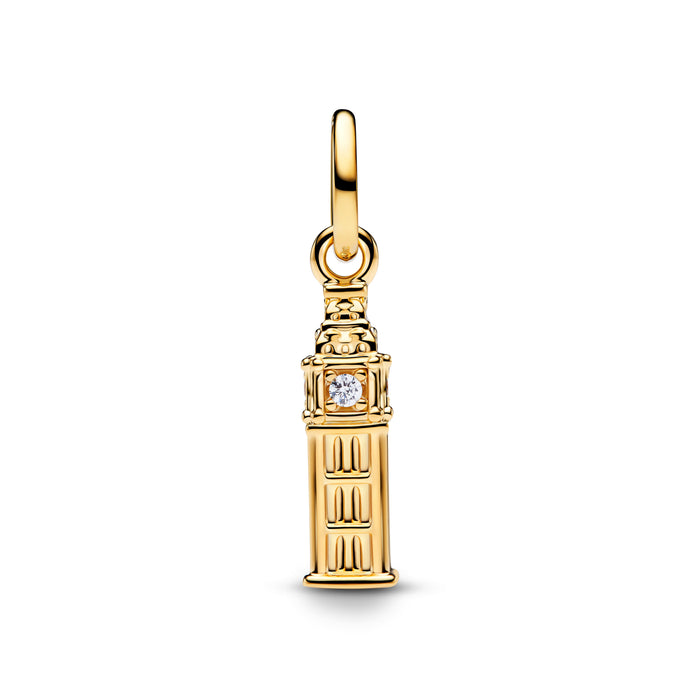 Pandora Big Ben Dangle Charm 14k Gold Plating