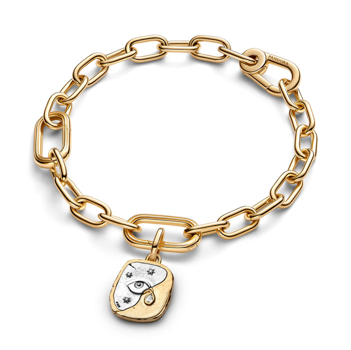 Pandora Eye Medallion Charm 14k Gold Plating