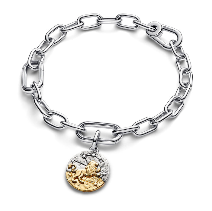 Pandora Leo Zodiac Medallion Charm 14k Gold Plating And Sterling Silver
