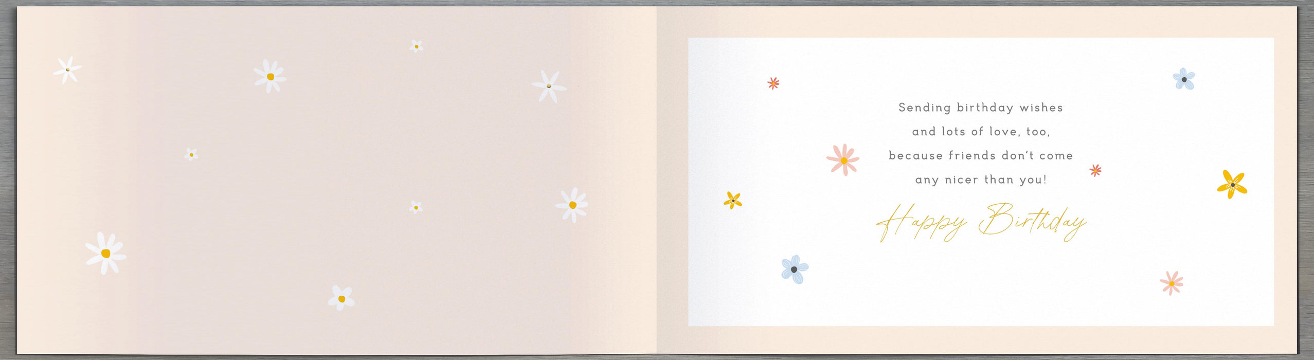 UKG 'Lovely Friend' Birthday Card