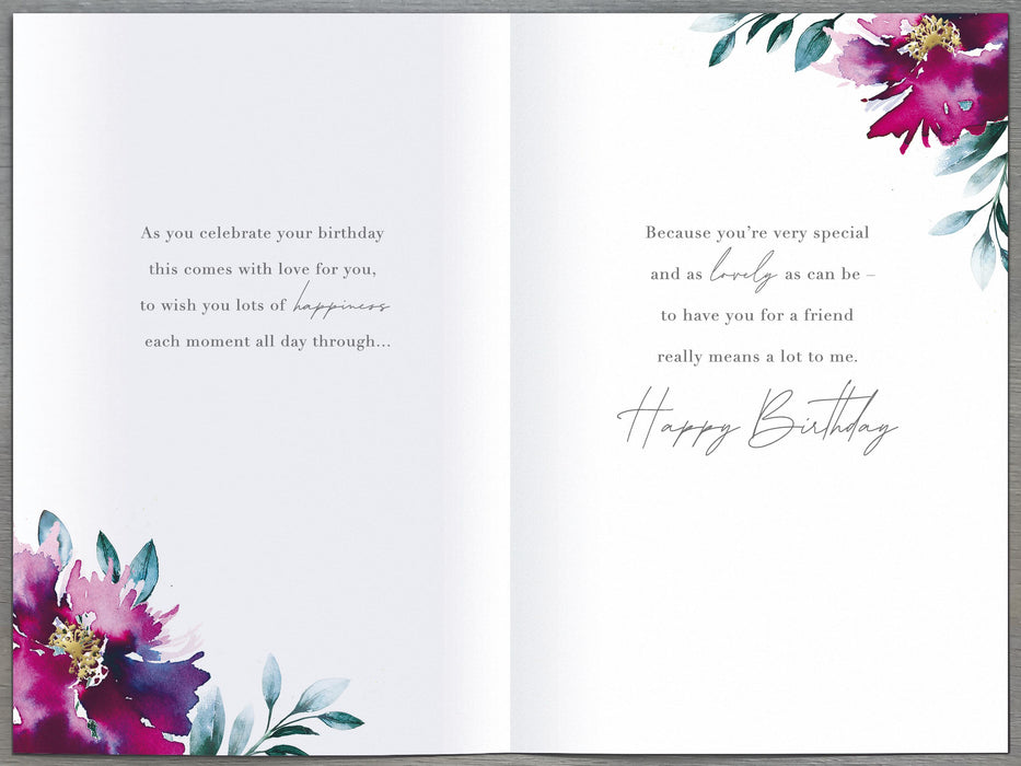 UKG 'For A lovely Friend' Birthday Card